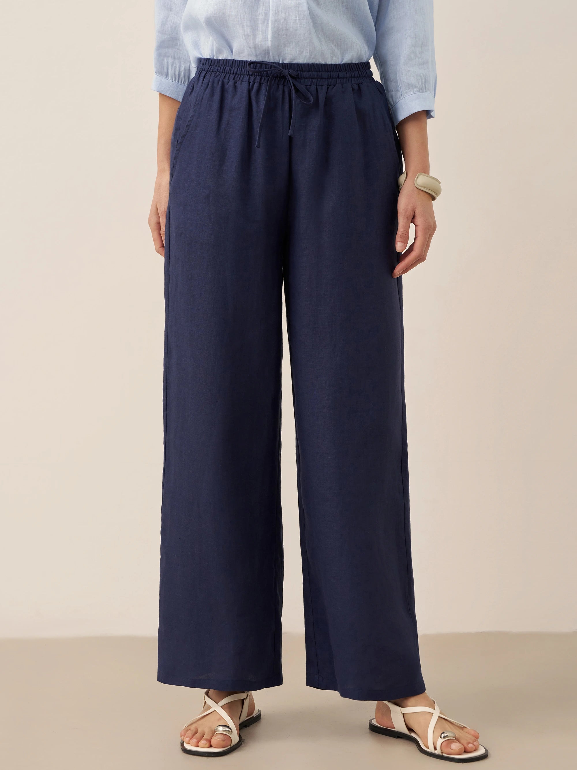 100% Linen Classic Pants LYON