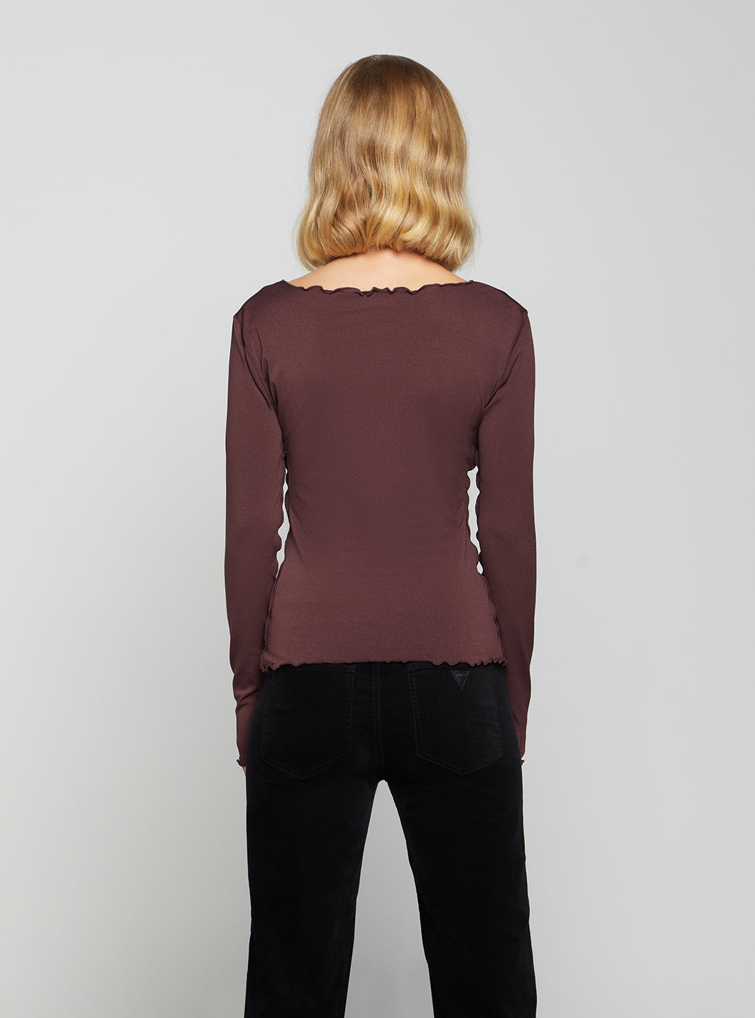 Eco Chocolate Lucille Lettuce Edge Top