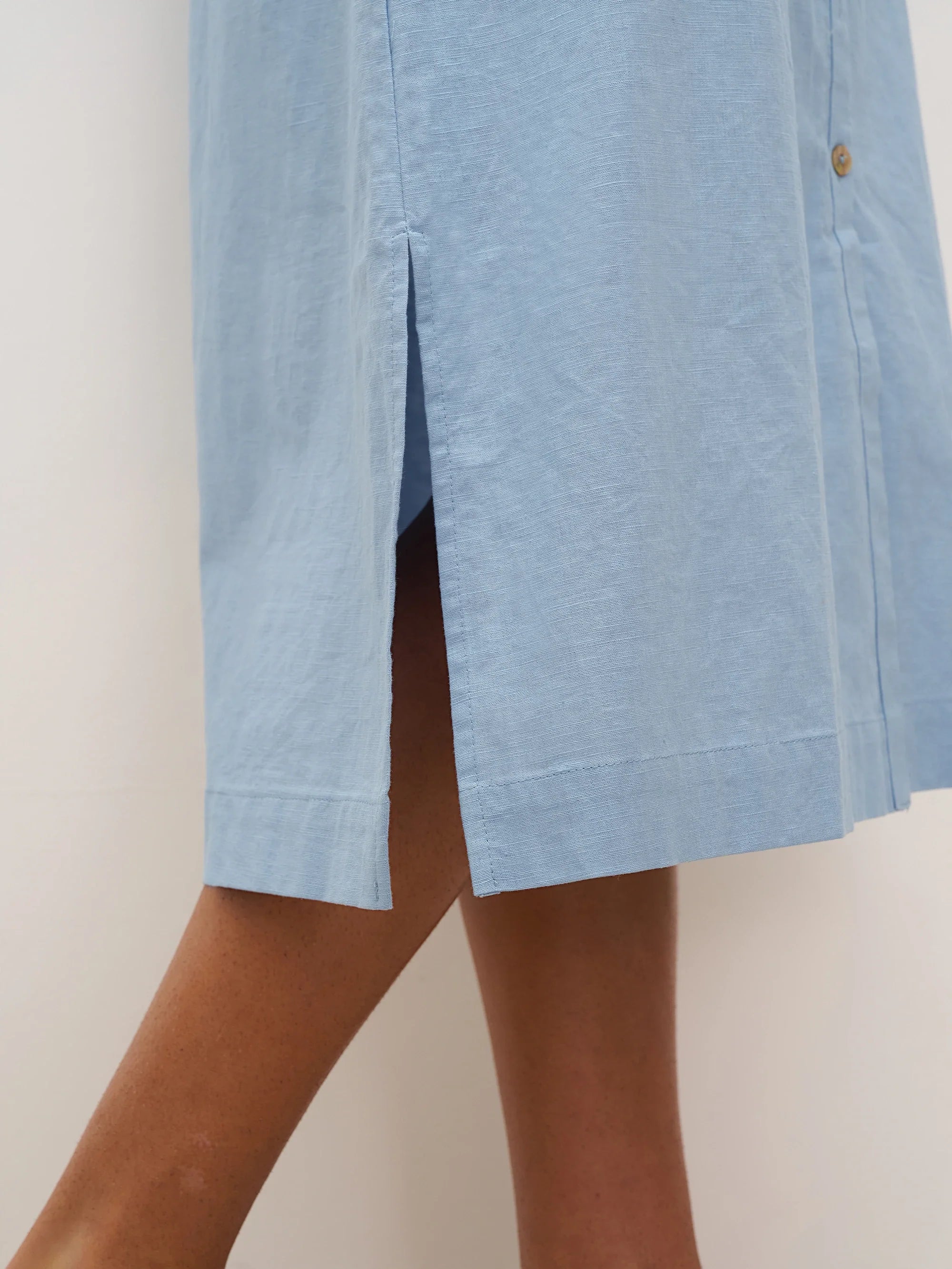 Linen Ladder Tie Simple Dress TAMARA