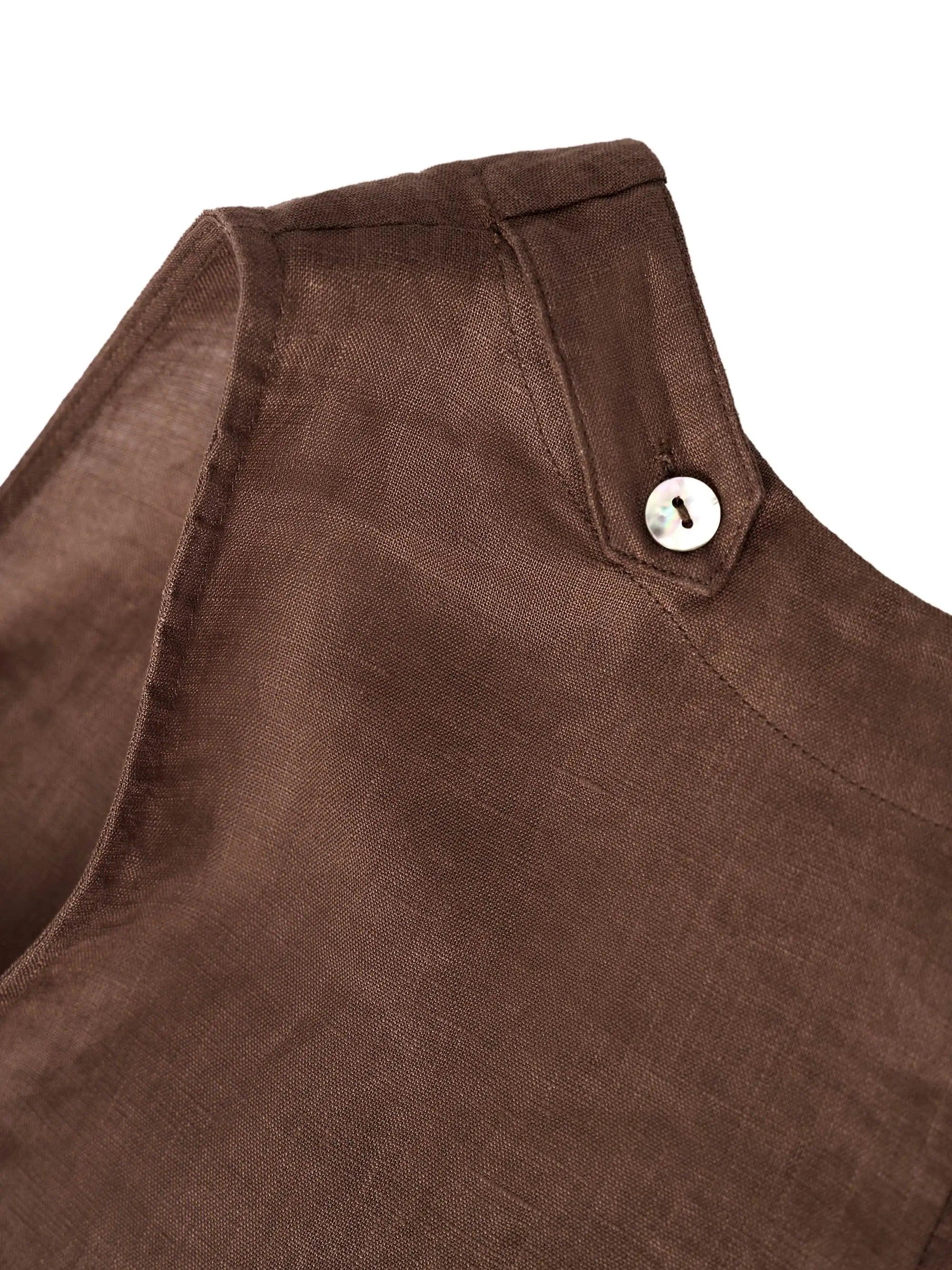 100% Linen Lightweight Sleeveless Dress SIENNA