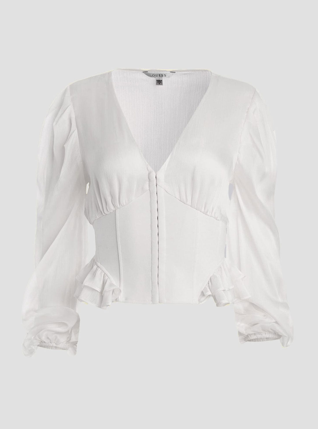 Eco Dove White Hamiri Corset Top