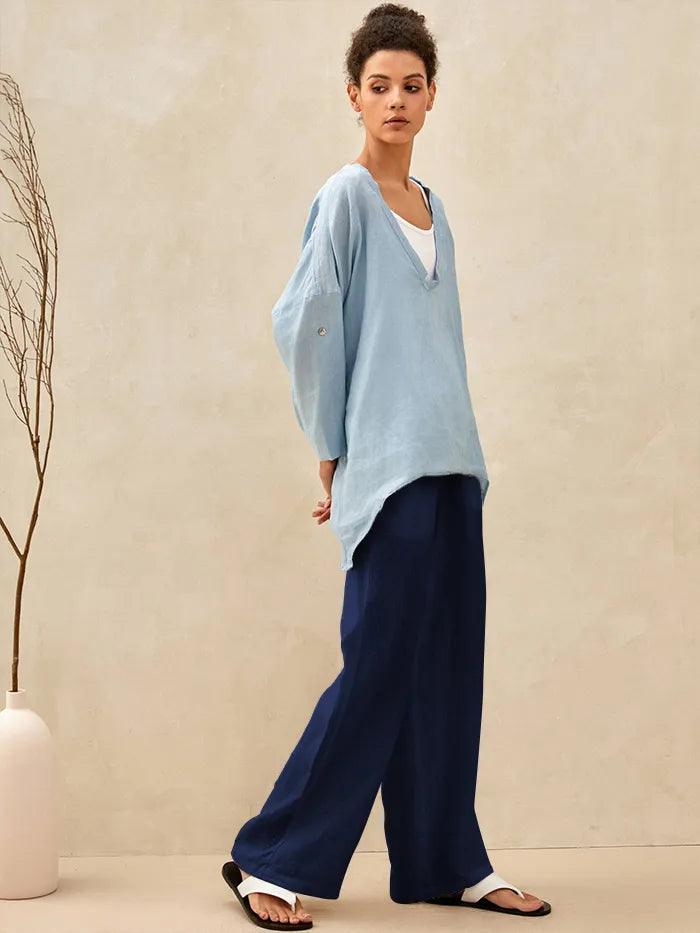 100% Linen Classic Pants LYON