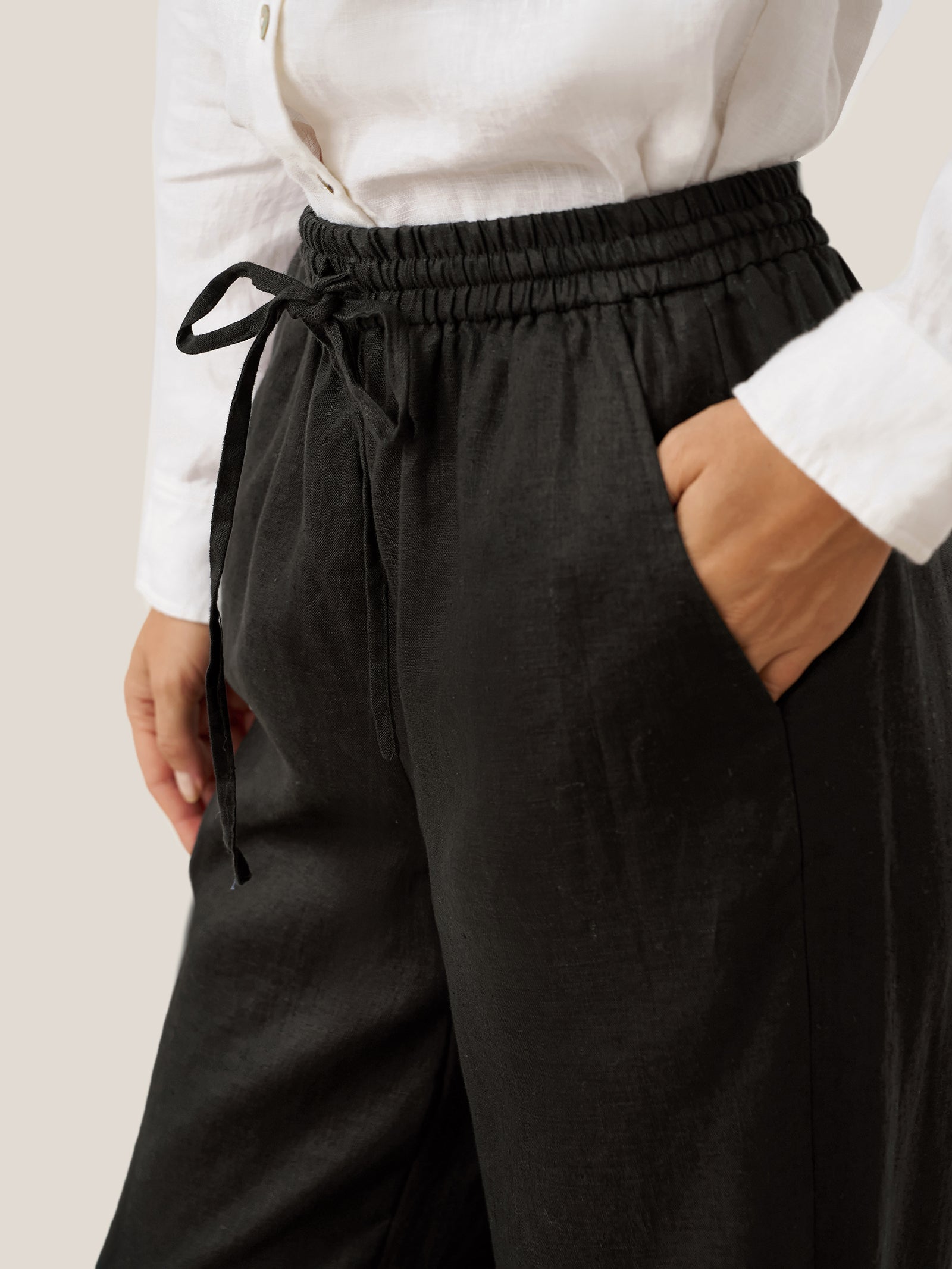 100% Linen Classic Pants LYON