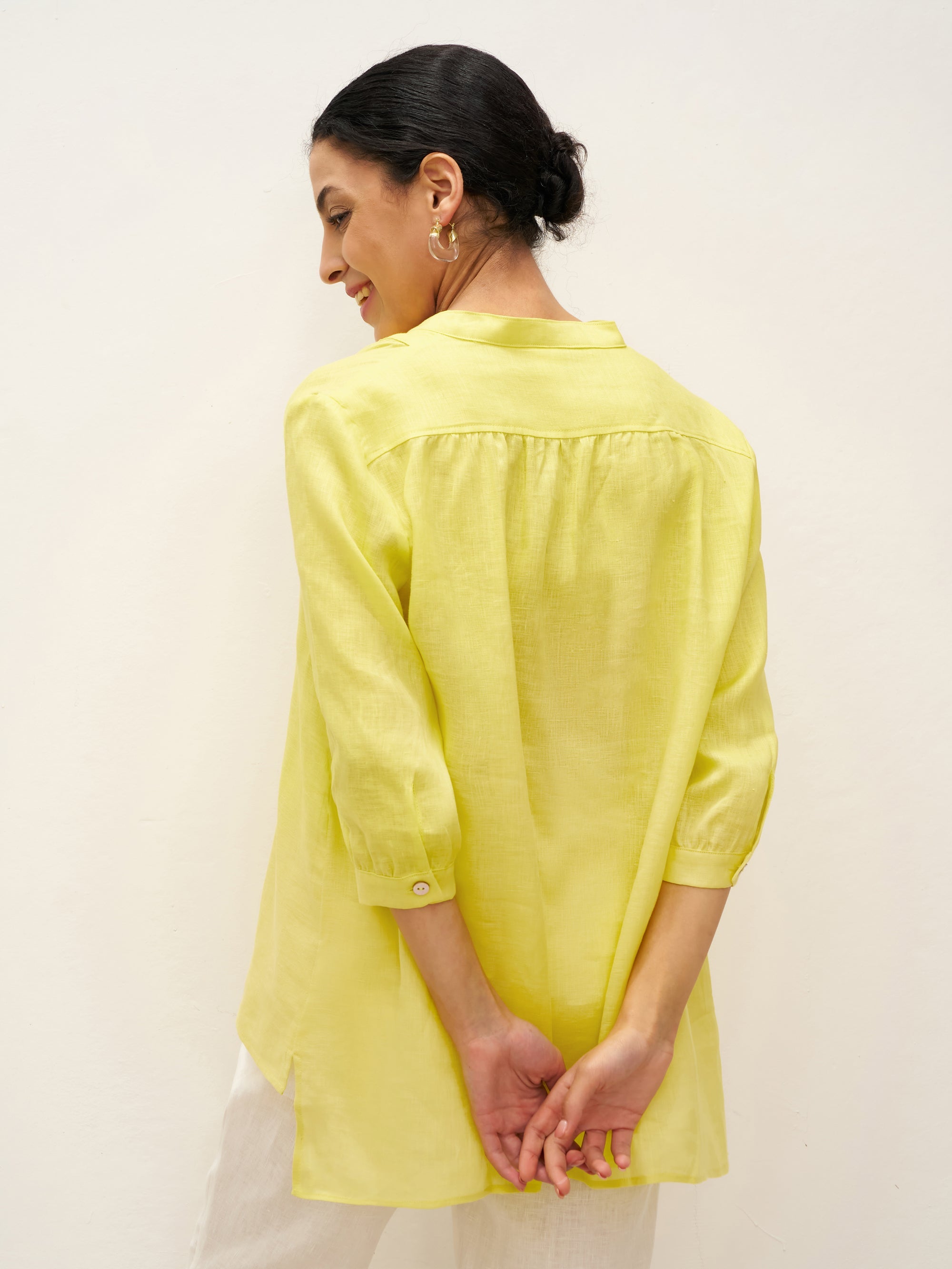 100% Linen Dress Shirt JOANNA