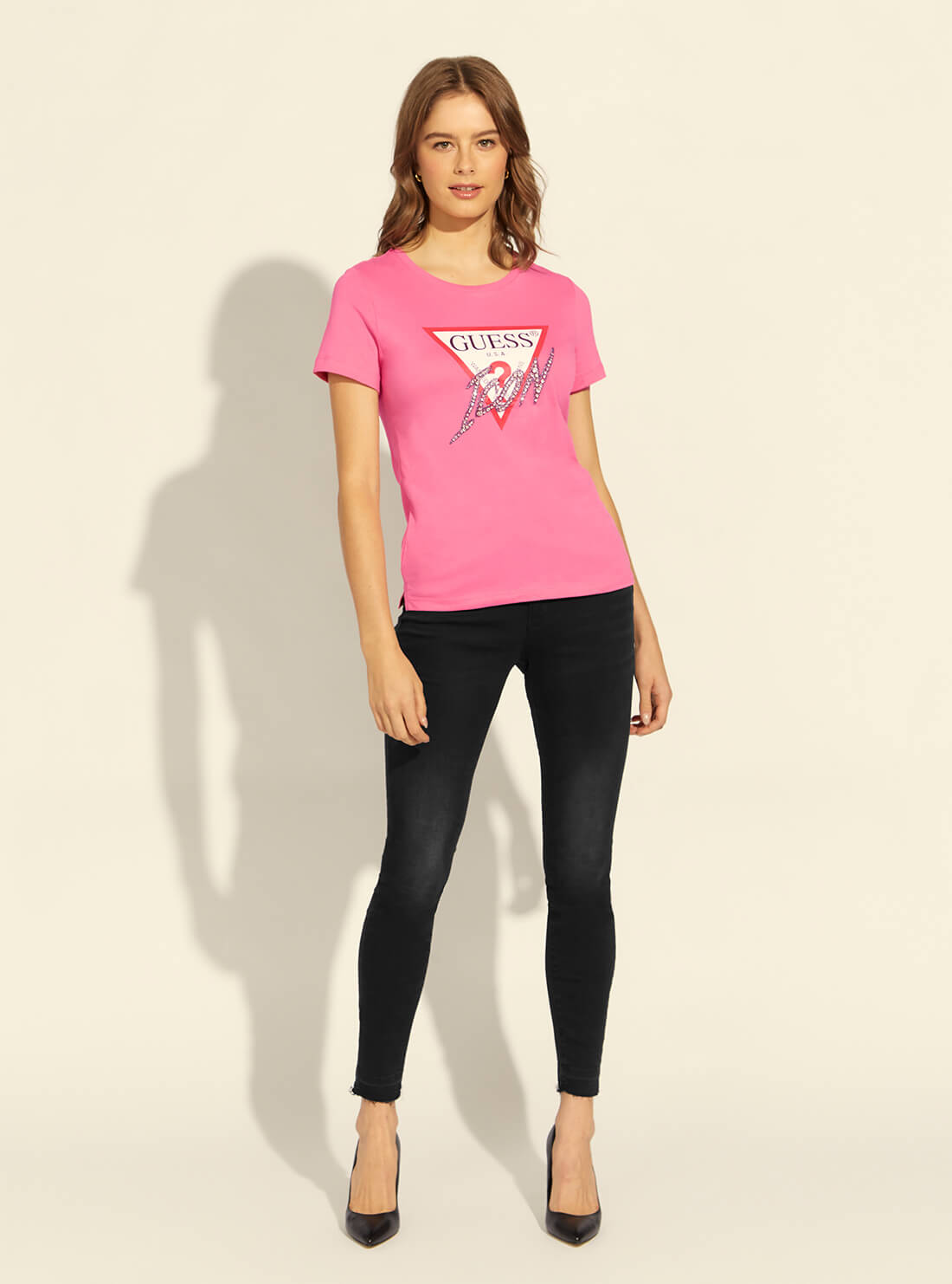 Eco Pink Icon Logo T-Shirt