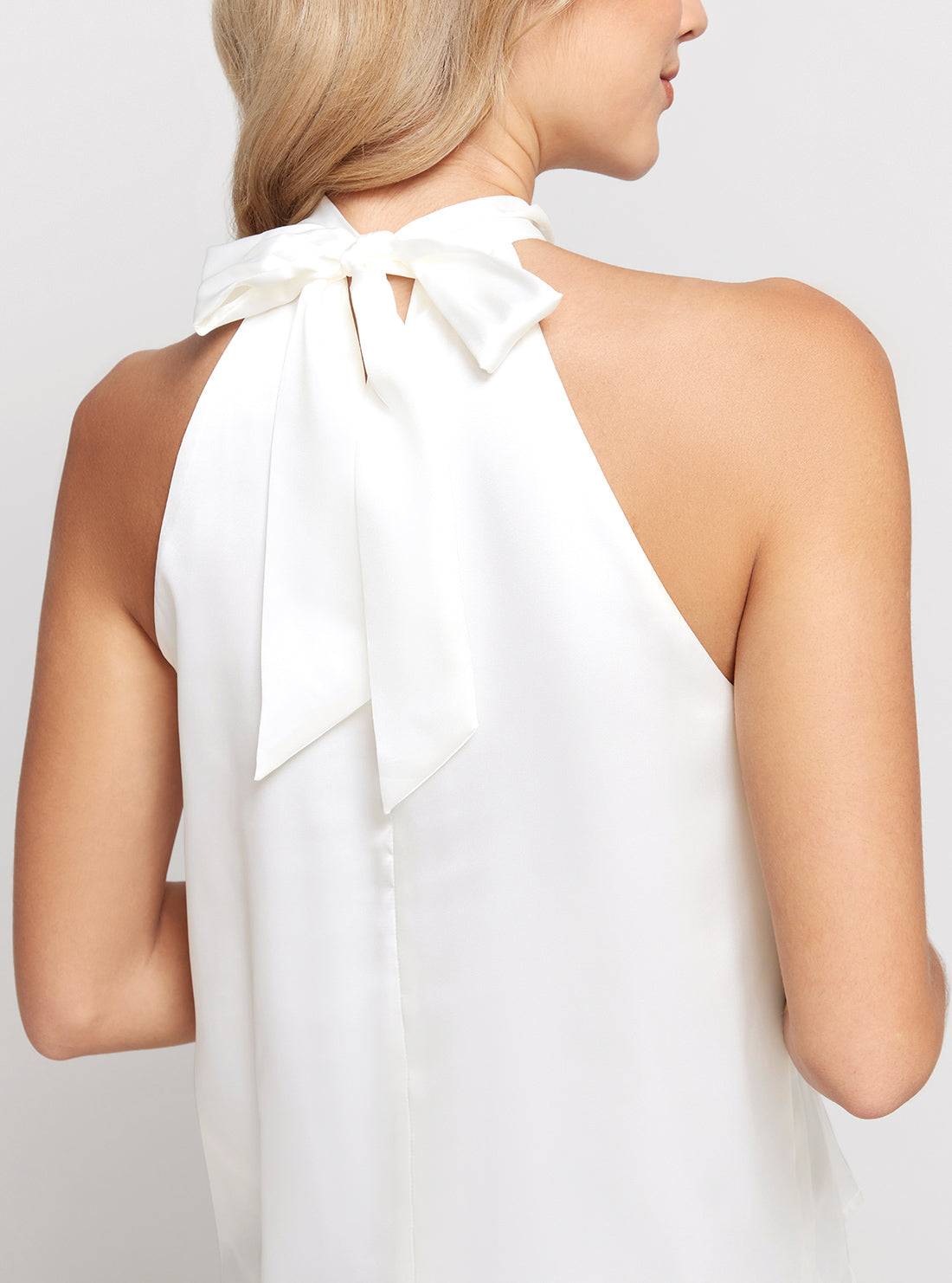 Marciano White Erika Halter Neck Top