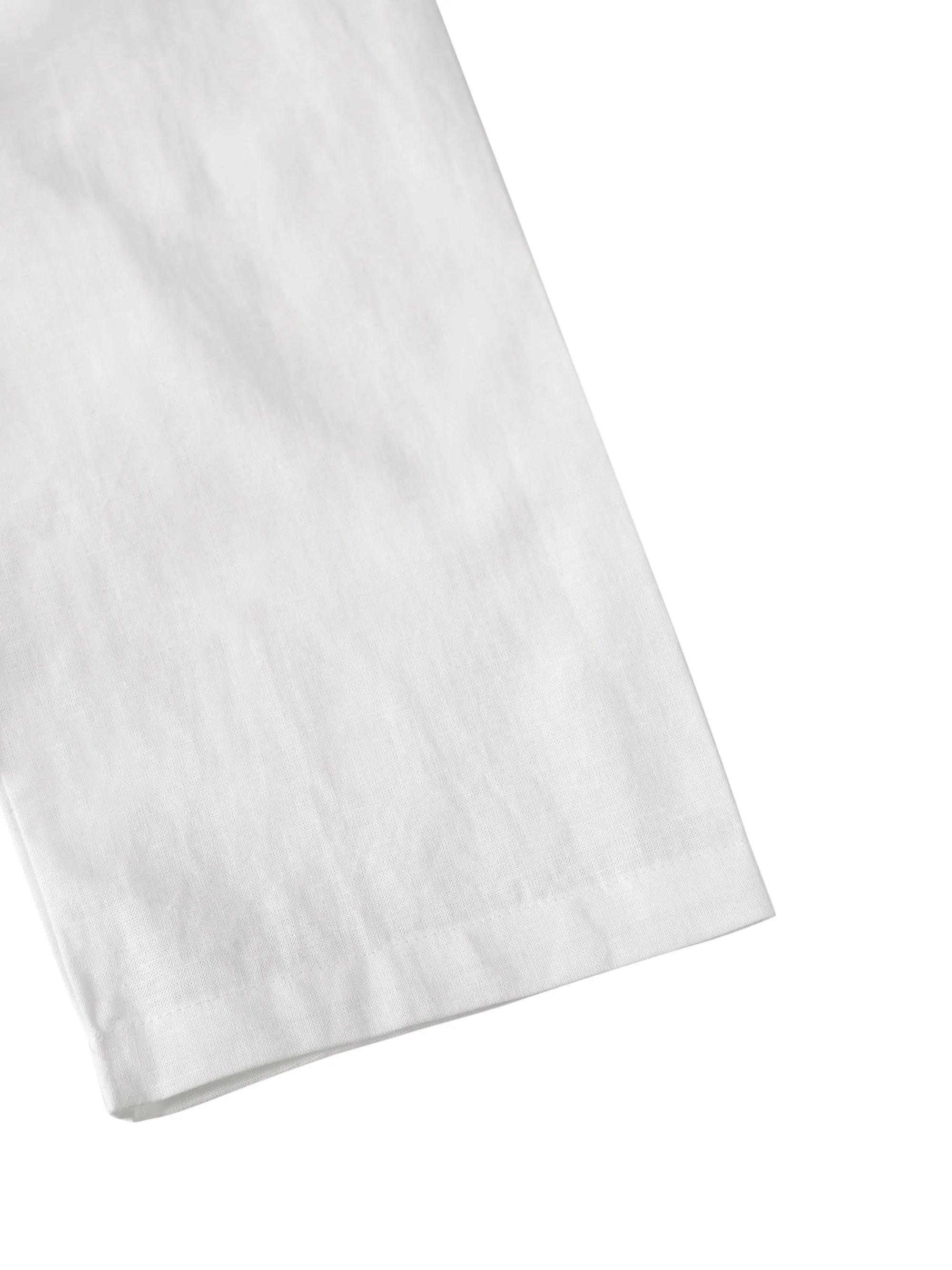 Linen Oversized Fit Pocket Shirt ELOWEN